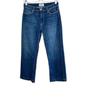 Paige Womens 26 Leenah Ankle Wide Leg Freesia Gardening Hem Jeans Size 26